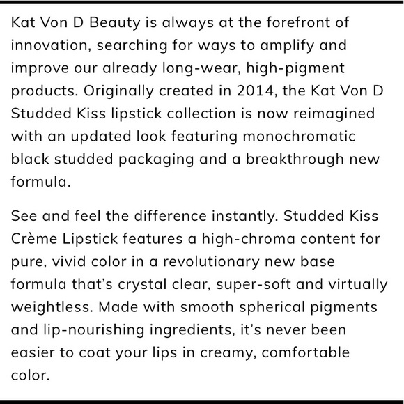 Kat Von D Studded Kiss Lipstick 💋 - Picture 12 of 14